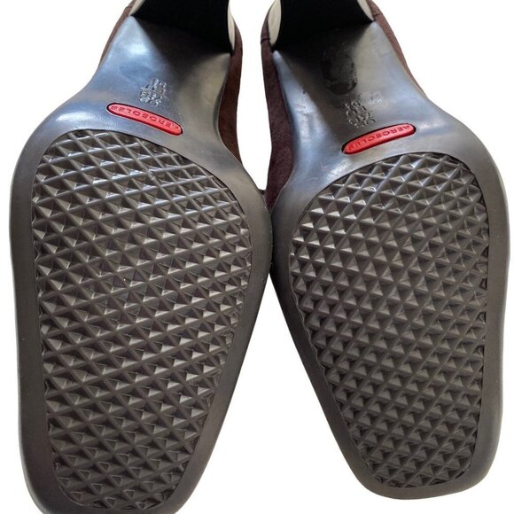 Aerosoles Cincinnati oxford brown genuine suede leather shoes women  7.5 - Picture 9 of 11